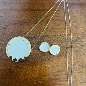 House of Harlow necklace with matching earrings